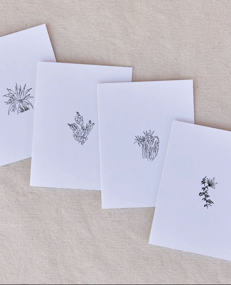 Minimalist Floral Print